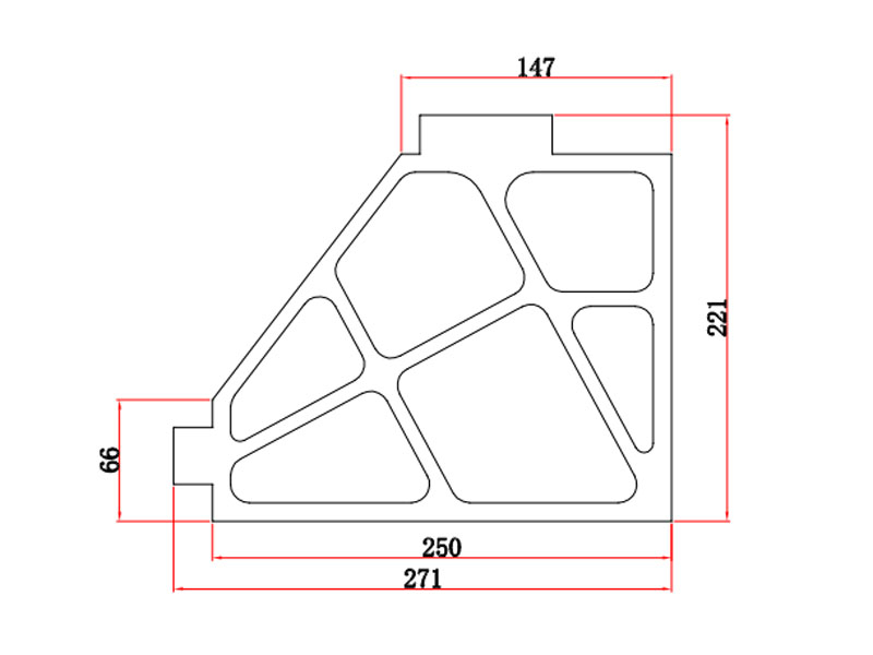 萬(wàn)瓦及地軌激光切割機(jī)專(zhuān)用航空鋁橫梁